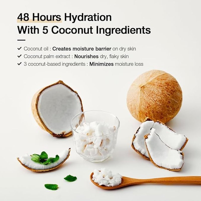 Botanic Vegan Body Lotion - Gourmand Coconut Hydration | Soothing Fragrance, 13.2 fl oz