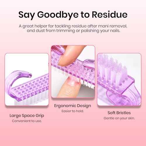 Beetles Gel Polish Remover Kit with 450 Pcs Lint Free Nail Wipes 10 Pcs Gel Polish Remover Clips Cuticle Oil Cuticle Pusher Nail File