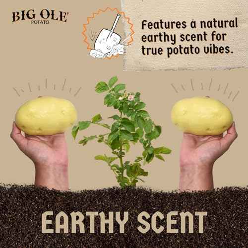 Big Ole Potato - Prank Gifts of Fake Potato - Funny Gift Soap with Potato Sack Exfoliating Body Scrub - Funny Gag Gift for Men and Women - Funny Gifts for Birthday, Office, or Christmas 9.10oz (257g)