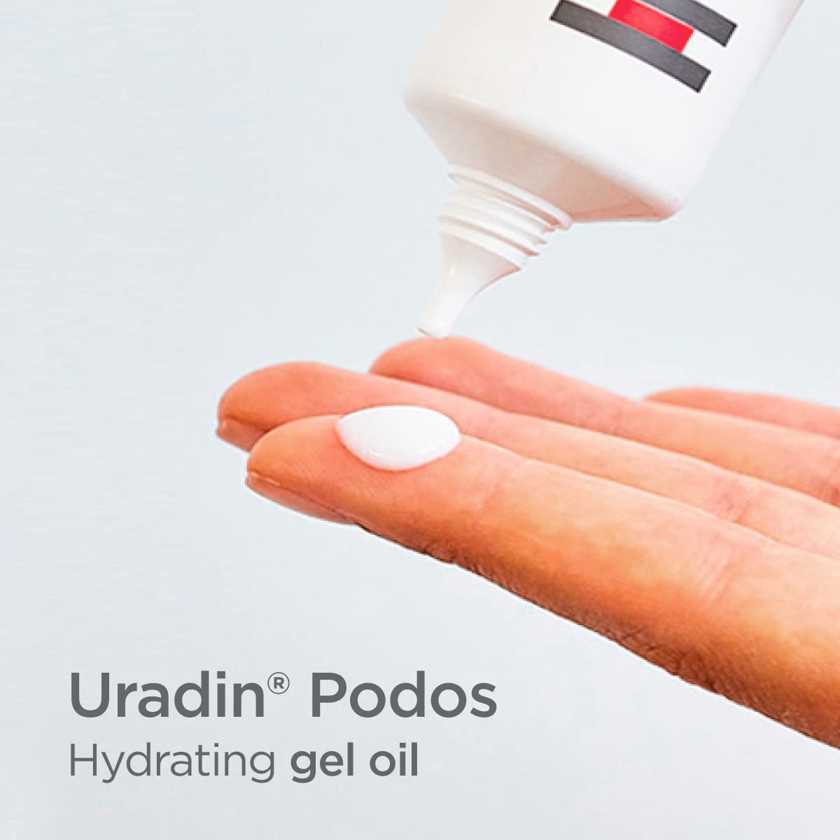 ISDIN Foot Care Cream - Uradin Podos Gel Oil for Dry Cracked Feet | 10% Urea, Fast Absorbing, 2.5 Fl Oz