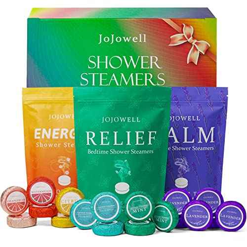 Shower Steamers Aromatherapy - 18 Pack Birthday Gifts for Women, Self Care, Christmas Gifts Stocking Stuffers for Adults, Women, Men, Mom, Teens, White Elephant, Relaxation Home SPA
