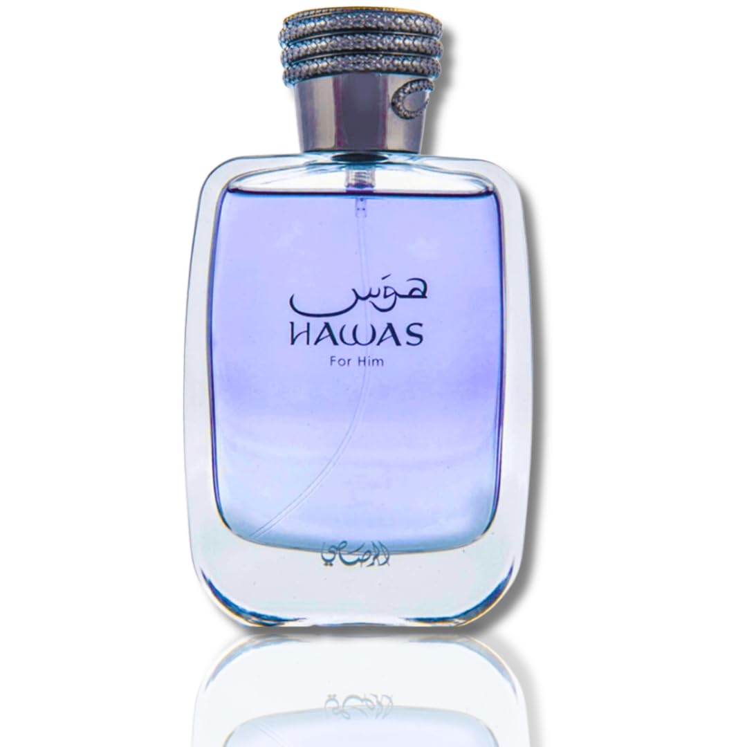 Rasasi Hawas for Men Eau de Parfum Spray, 3.33 Ounce