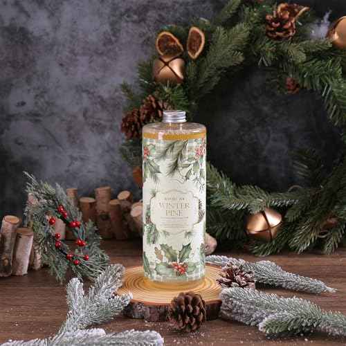 ROMIIE ZOI Christmas Foaming Hand Soap Set, Winter Pine, Gentle & Moisturizing Formula,1000 ML+500ml(Pack of 2)