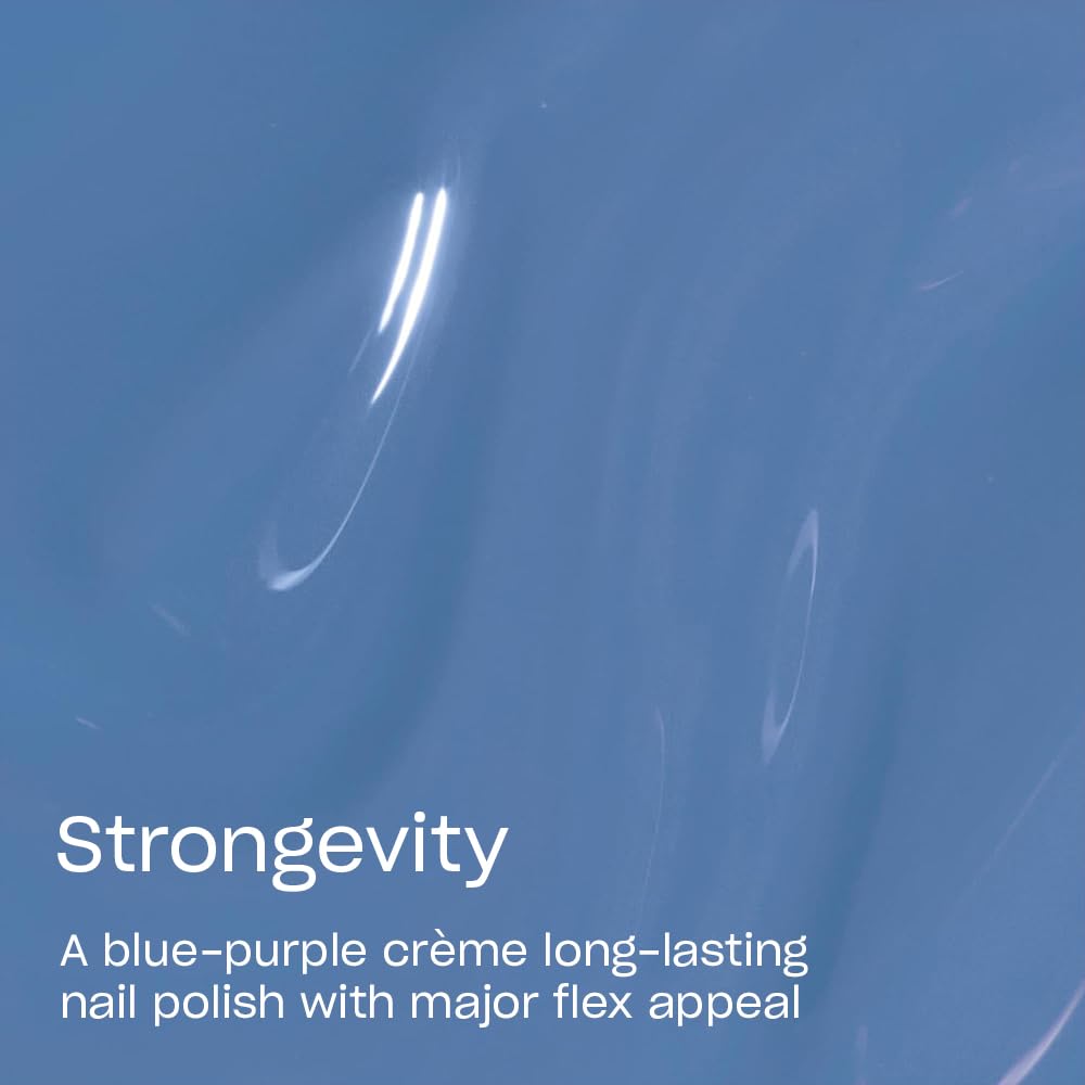 OPI Infinite Shine Strongevity | Opaque Bright Blue Crème Long Wear Gel Like Nail Polish | Vegan, Long Lasting, Streak Free