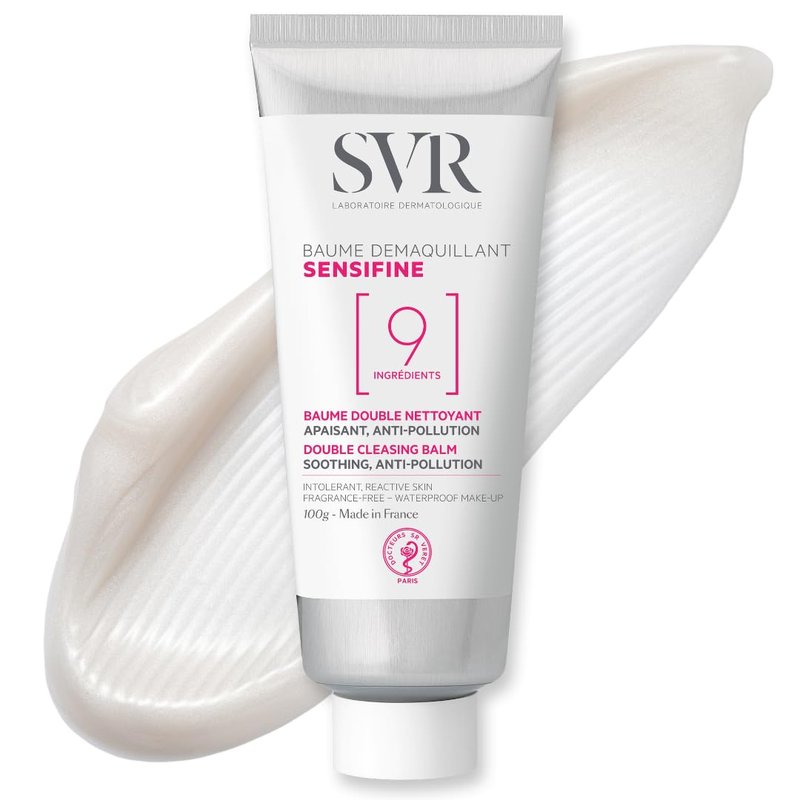 SVR - Sensifine Cleansing Balm - Sensitive Skin Care - Double Cleanser for Dry, Sensitive Skin Efficiency - Removes Makeup, Dirt & Impurities - Hypoallergenic, Dermatologically Tested - 3.5 fl.oz