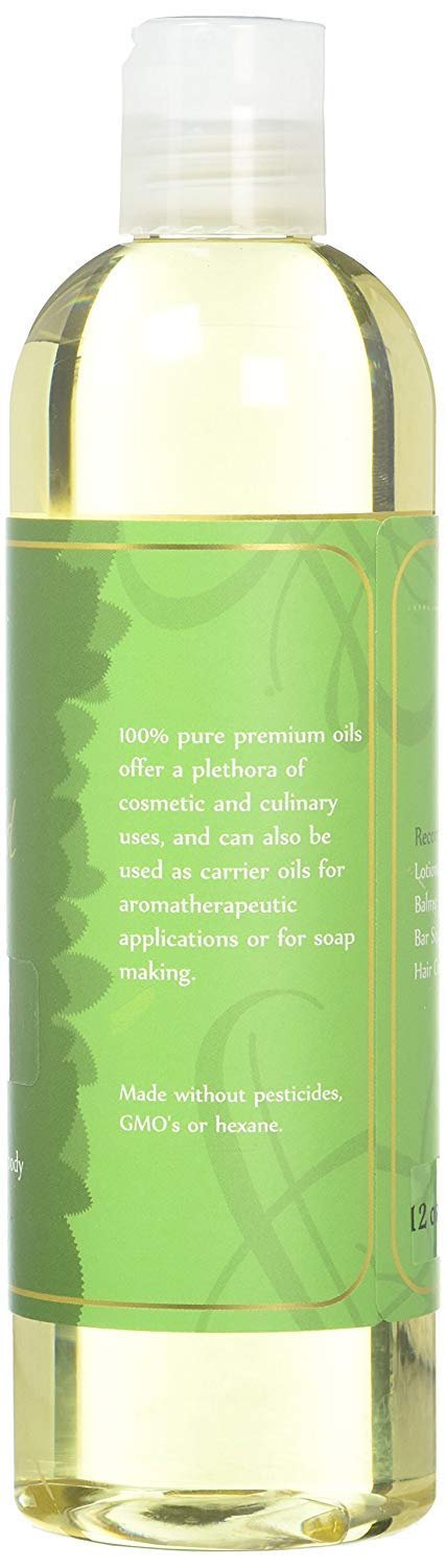 Liquid Gold Inc - 12 oz - Premium Plum Kernel Oil - 100% Pure Cold Pressed Natural Organic
