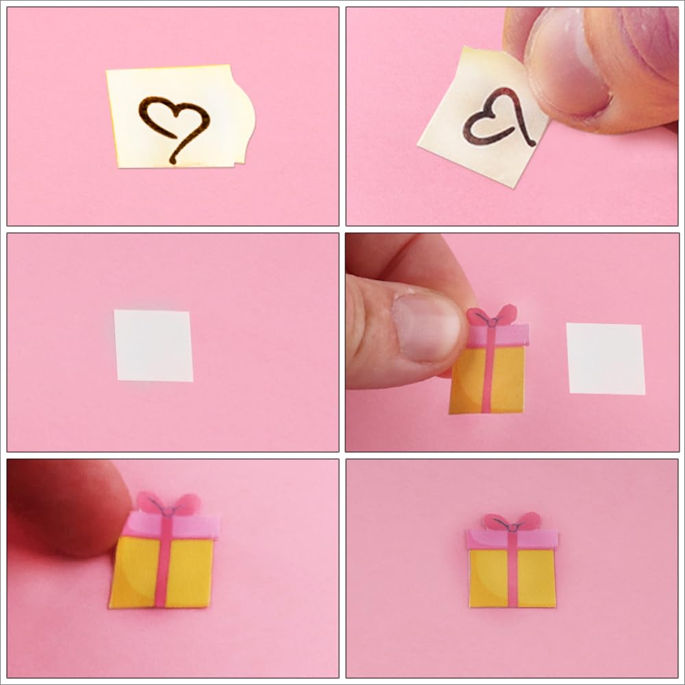 Scrapbook Adhesives by 3L Repositionable Mounting Squares, 1000-Pack