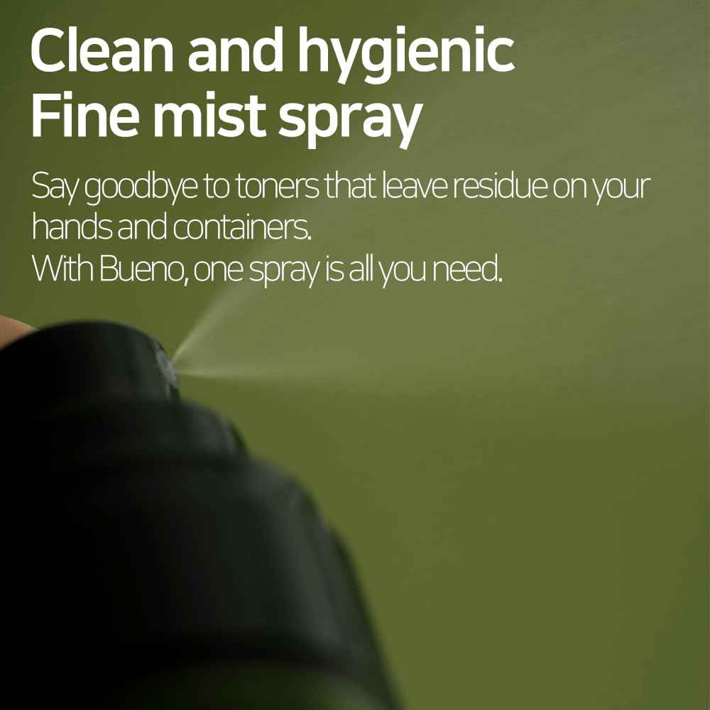 Bueno Icheon Rice Core Mist Toner, 3.55 fl.oz | Spray Toner with Icheon Rice Amino Acids for Soothing & Hydration | 100% Vegan Formula, Korean Skin Care