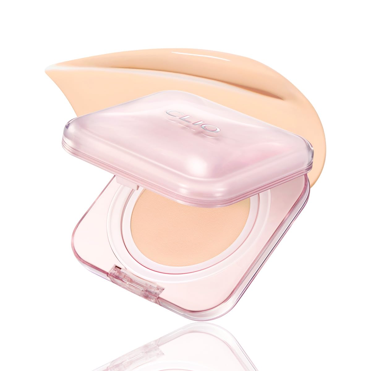 CLIO Kill Cover Mesh Glow Essential Cushion Foundation, Buildable Ultra-Fit Coverage with Glow Finish, Long-Lasting Hydration, Flawless Cover for Sensitive & Dry Skin, Korean Foundation (21N LINEN)
