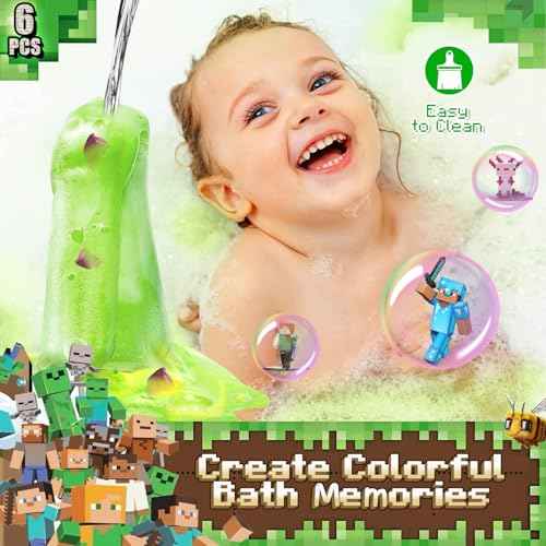 Bath Bombs for Kids: Organic Bath Bombs with Toys Inside for Dry Skin Moisturize, Kids Bath Toys & Scientific Toys, Dried Rose Petals with Eruption of Foams, Bath Flask Potion Kits Gift Set
