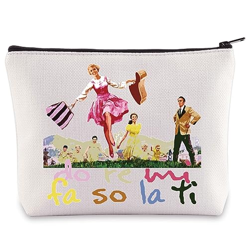 BWWKTOP Sound Musical Cosmetic Makeup Bag Von Trapp Gift Do Re Mi Fa So La Ti Theater Zipper Pouch Bag Musical Merchandise (Do Re Mi)