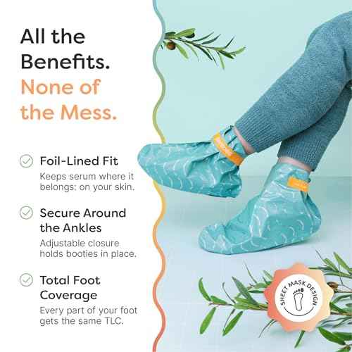 ZenToes Moisturizing Foot Mask for Dry Cracked Feet | Shea Butter, Jojoba Oil & Squalane Infused Hydrating Sheet Masks | Spa Experience At Home | Mess Free Design | Vanilla Citrus Scented, 3 Pairs