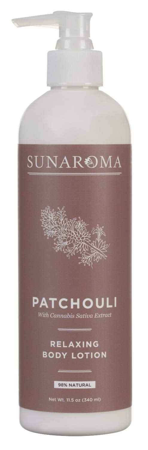 Sunaroma Lotion Patchouli 11.5 Ounce Pump (Relaxing) (Pack of 2)