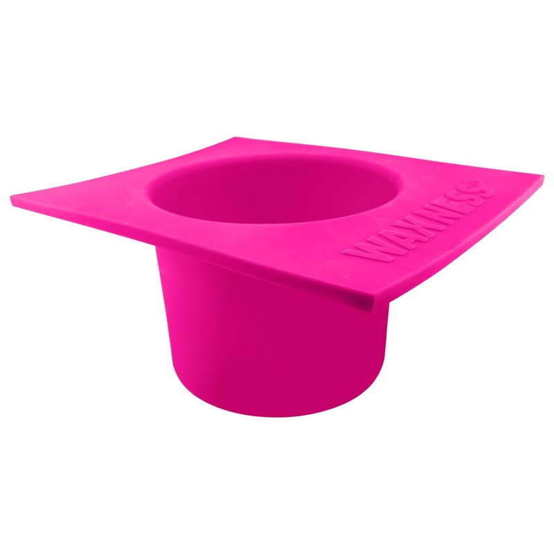 Waxness Non-Stick Silicone Bowl Insert for Wax Warmers – Pink, Fits 5.5 lb Warmers, Easy Clean Flexible Wax Pot Liner for Professional Use.