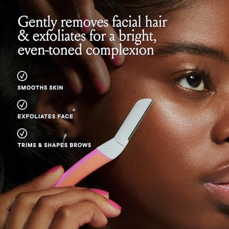 Billie - Dermaplane Refill Blades - Stainless Steel Blades with Safety Micro-guards - Nickel-free - Gently Exfoliates Skin - 3 count