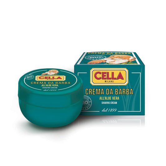 Cella Milano Aloe Vera Shaving Cream Soap, 150 g Tub