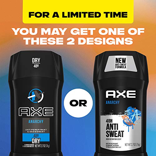 AXE Antiperspirant Deodorant Stick for Men Anarchy For Him 2.7 oz (pack of 2)