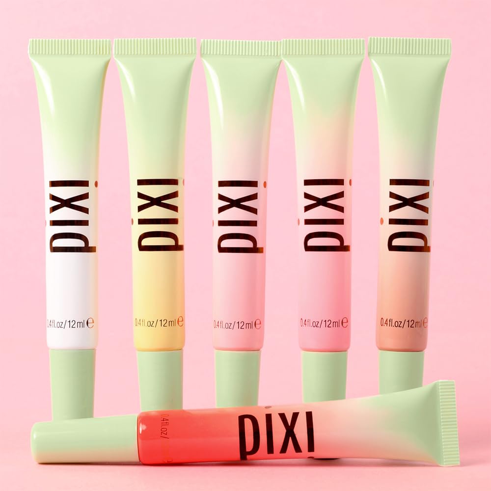 Pixi Beauty LipTone pH Reactive Lip Gloss in SnowPearl | Color Changing Tinted Lip Balm with Rosehip Oil & Shea Butter | Non-Sticky Mirror-Shine Finish | 0.4 fl oz