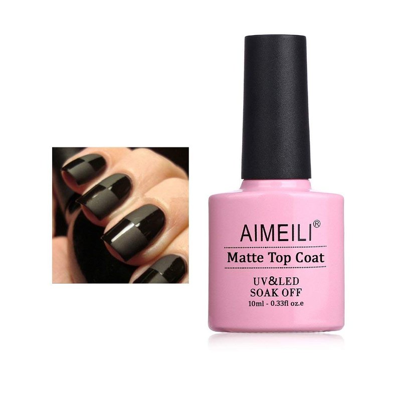 AIMEILI Blue Gel Nail Polish - No Wipe Matte Finish | Long-Lasting & Quick-Drying