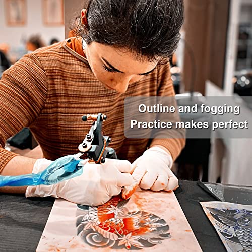 3MM Fake Skin - 20Pcs Tattoo Skin 6¡¿8" Blank Tattoo Practice Skins Double Sides Piel Sint?tica Para Tatuar Microblading Eyebrow Practice Skins for Tattooing Supplies Beginner Experienced Artist