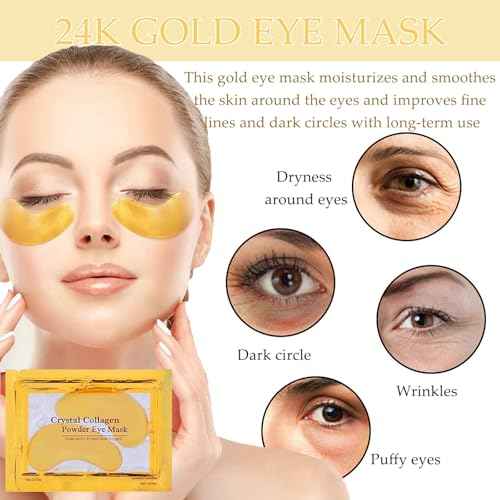 30 Pairs Lip Mask & Eye Mask,Under Eye Patches for Puffiness and Dark Circles, Effectively Nourishes the Lip & Eye Skin, Cheer Gifts, Adult Party Favors, Stocking Stuffers, Bulk Gifts, Christmas Gifts