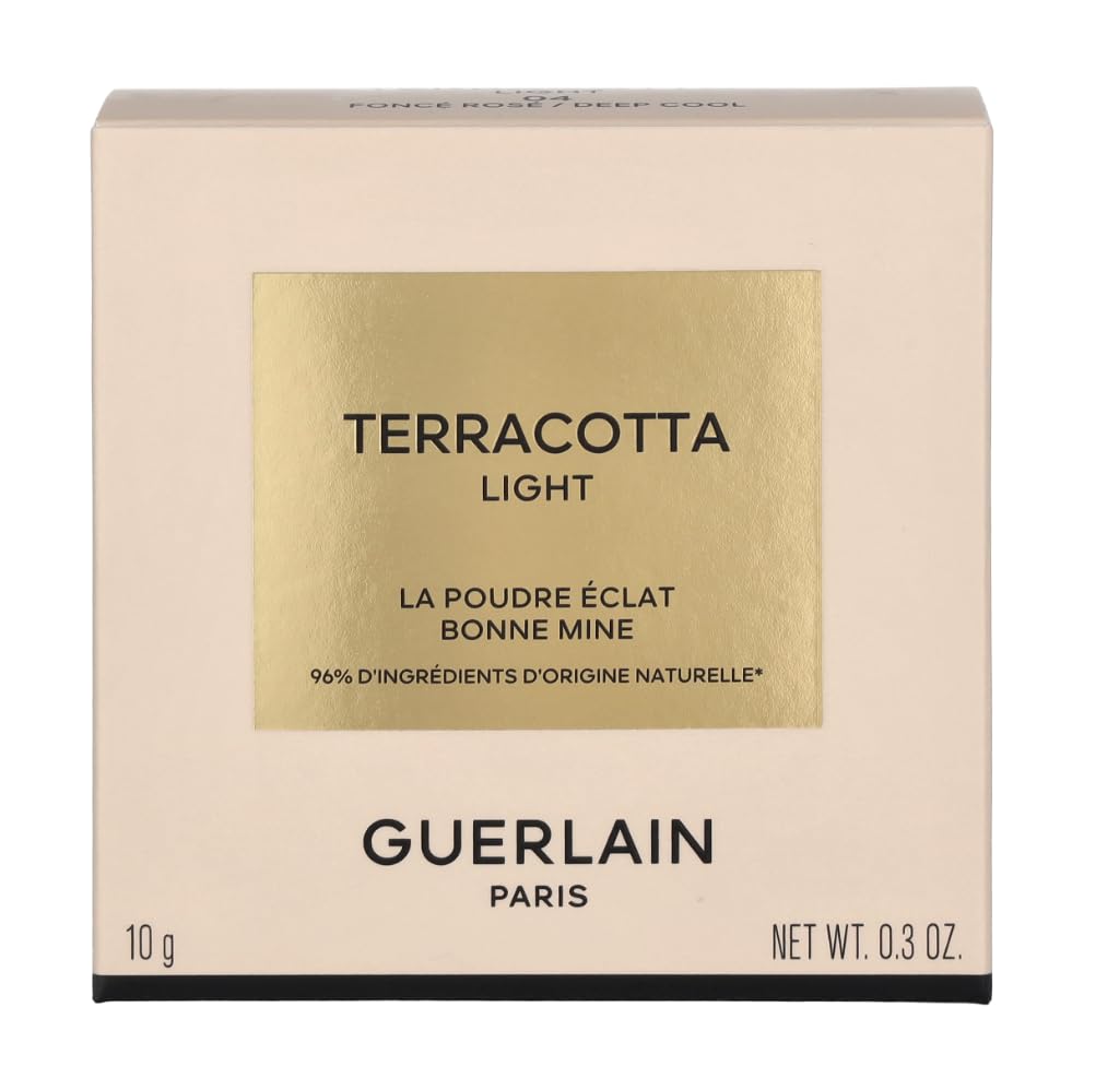 Guerlain Terracotta Light The Healthy Glow Powder 04 Deep Golden for Women, 0.3 Ounce