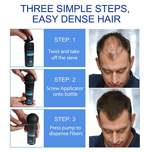 Aliver Hair Fiber Applicator Pump Spray Nozzle, Fits 42mm Threaded Bottle, Precision Application, Even Distribution,Less Mess, Enhanced Control, Convenience