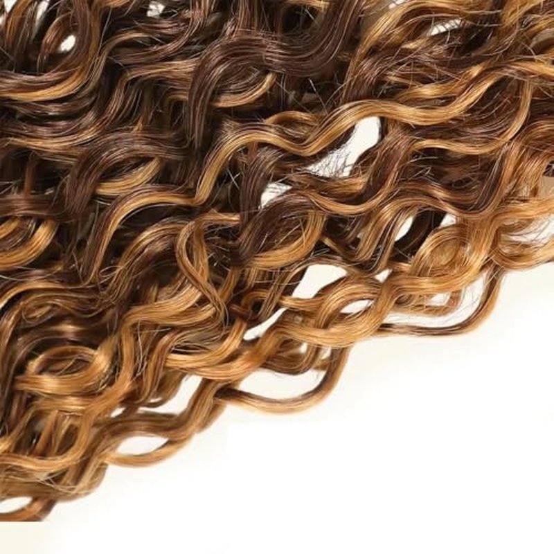 P427 Highlight Blonde Water Wave Human Hair Bundles Ombre 3 Bundles 26 26 26 Inch Unprocessed Brazilian Virgin Honey Blonde Water Wave Human Hair Extensions