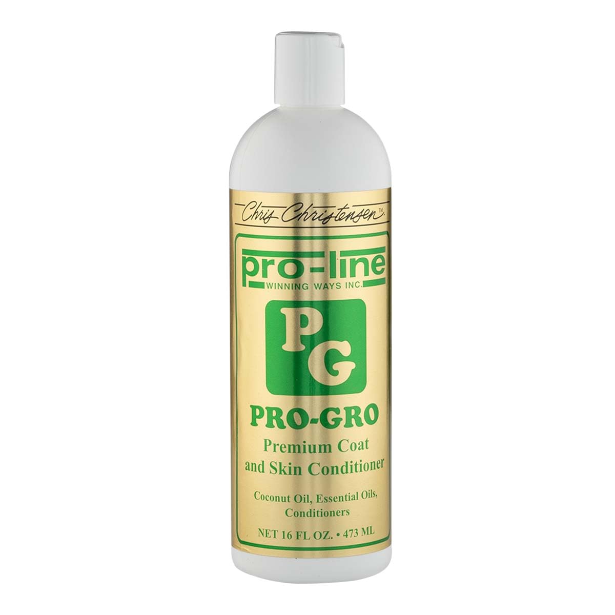 Chris Christensen ProLine Pro-Gro Premium Conditioner, Groom Like a Professional, Deeply Moisturizes, Made in USA, 16 oz