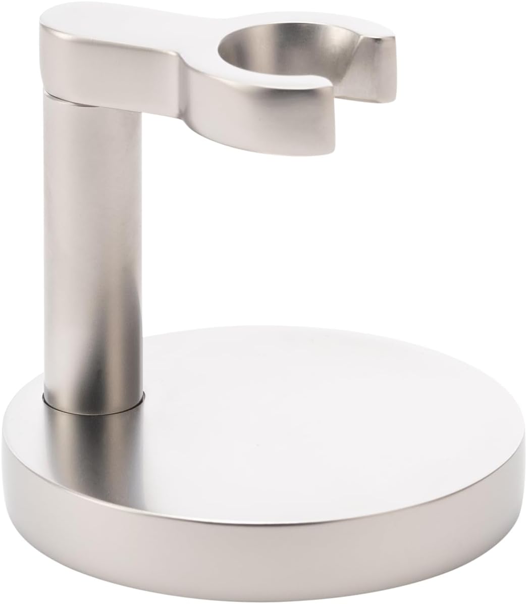 MÜHLE Classic Safety Razor Holder - Matt Chrome Shaving Stand | Fits ROCCA & COMPANION Razors
