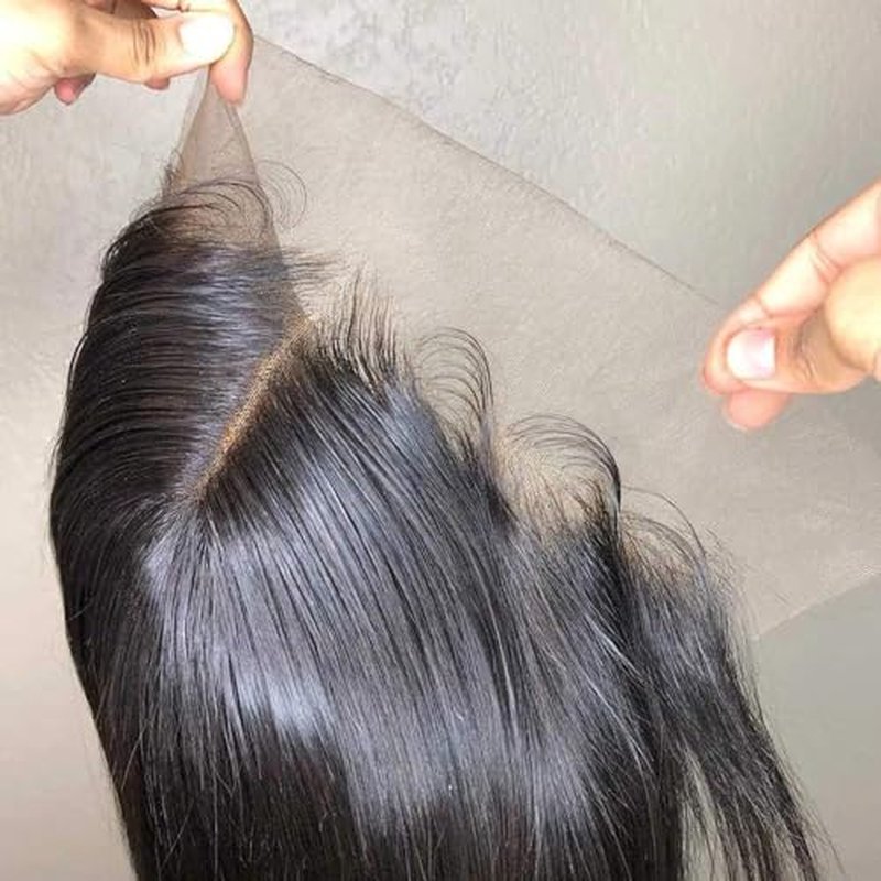 Grand Nature Frontal HD Lace Closure Only, 13x6 Frontal HD Lace, 5x5 HD Lace Closure Body Wave, Straight 4x4 Closure, 13x4 Lace Frontal HD Lace (Straight, 18"-13x6 Frontal)