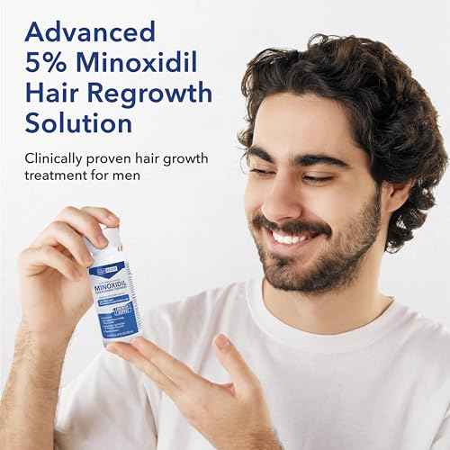 Hair-Regen Advanced 5% Minoxidil For Men Hair Regrowth Treatment for Thinning Hair - Hair Loss for Men - 6 Month Supply, Minoxidil Topical Solution So Thicker Fuller Hair Keeps Growing Amazing Results