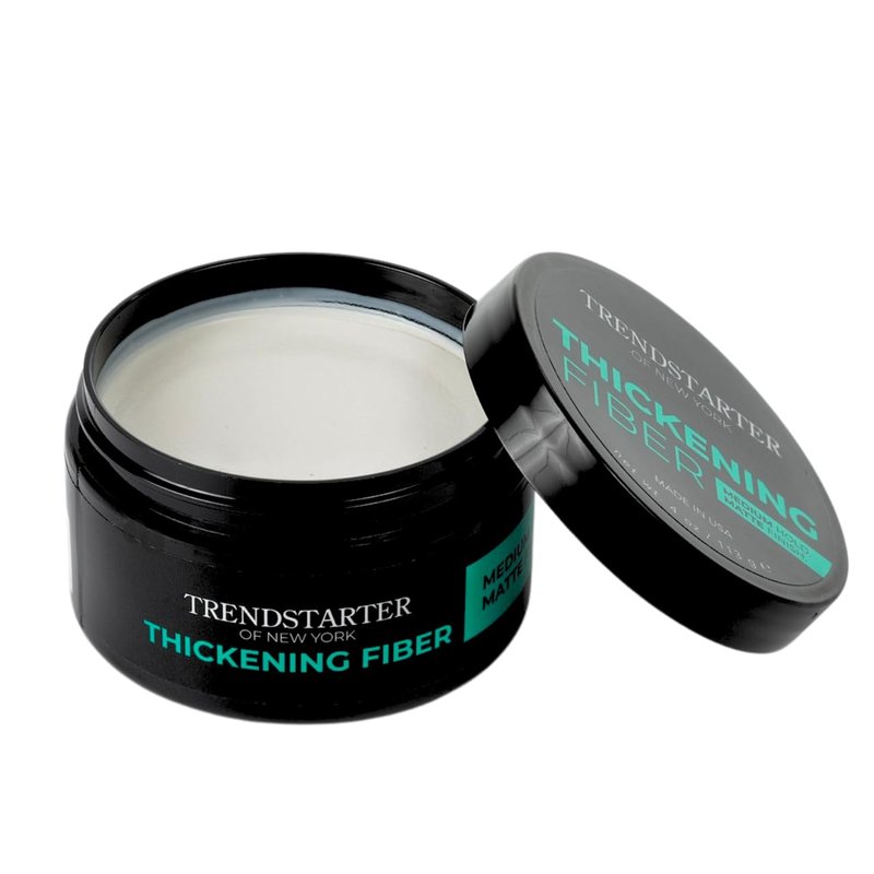 Thickening Fiber Hair Clay Pomade - Medium Hold, Matte Finish | 4oz Water-Based Styling Product