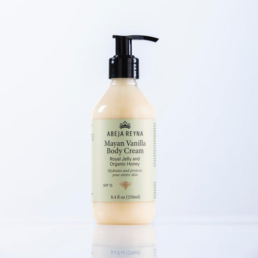 ABEJA REYNA Mayan Vanilla Body Cream with Royal Jelly & Organic Honey 250ml