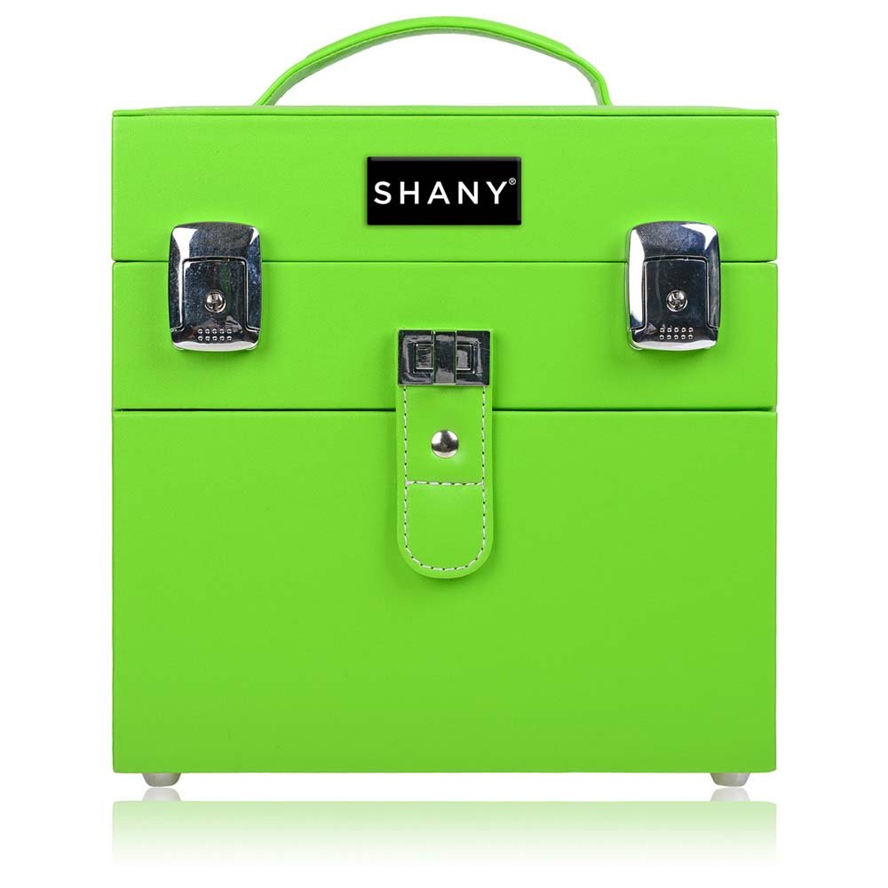 SHANY Color Matters - Makeup Travel Case Nail Accessories Organizer and Makeup Train Case - Makeup Storage Box - Vicious Blue