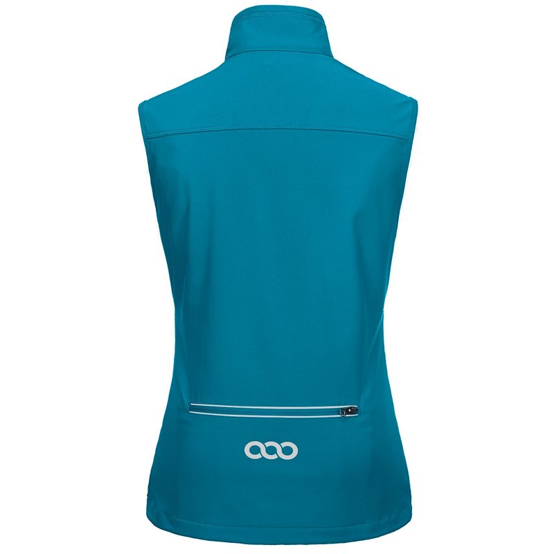 33,000ft Women's Lightweight Running Vest Outerwear with Pockets, Windproof Sleeveless Jacket for Golf Hiking Travel