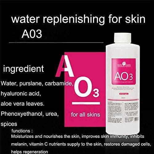 AS1 SA2 AO3 Aqua Peeling Solution Premium Salon Professional Dermabrasion Serum for Small Bubble Skin Care Facial Mask Machine (AS1 SA2 AO3, 3)
