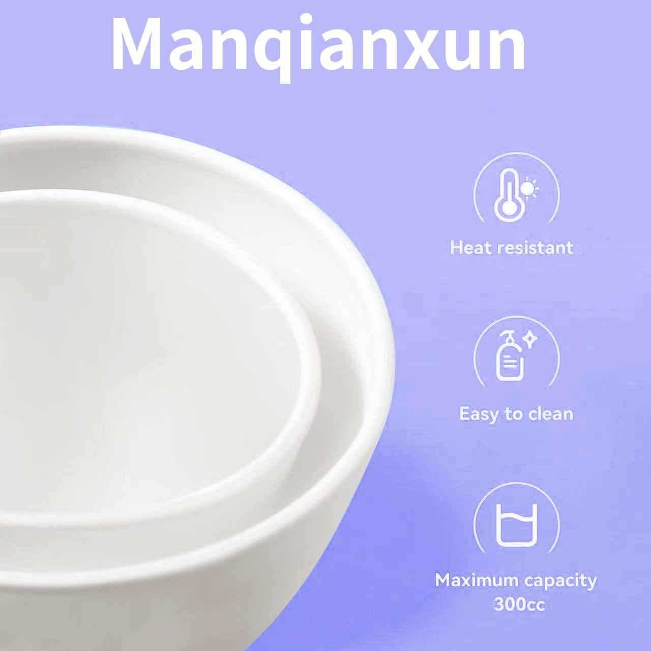 manqianxun Face Mask Mixing Bowl Set. 7IN 1 SPA Quality Face Mask Tool Kit. with Facial mask brush*2, Silicone Facial Mask Bowls*2, Mask Spatula,Measuring cup and Measuring scoop