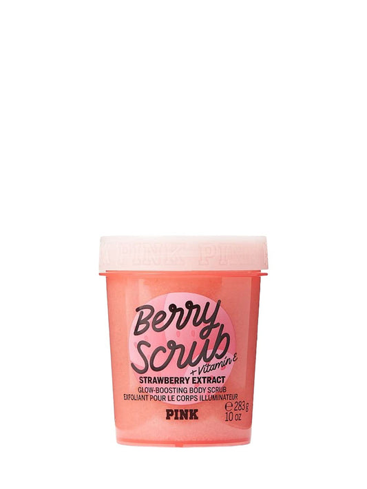 Victoria Secret Pink Strawberry Nourishing Body Scrub 10 oz (Strawberry)