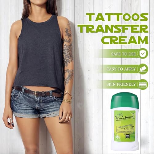 Tattoo Transfer Cream Gel, Professional transfer Soap Stencil Safe and Long-Lasting Accessories for Tattoo Supplies (1)
