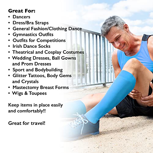 IT Holds Roll On Body Adhesive, Sweat Resistant, for Oily and Dry Skin, Clear & Non-Toxic- 2.0 Ounce Made in USA