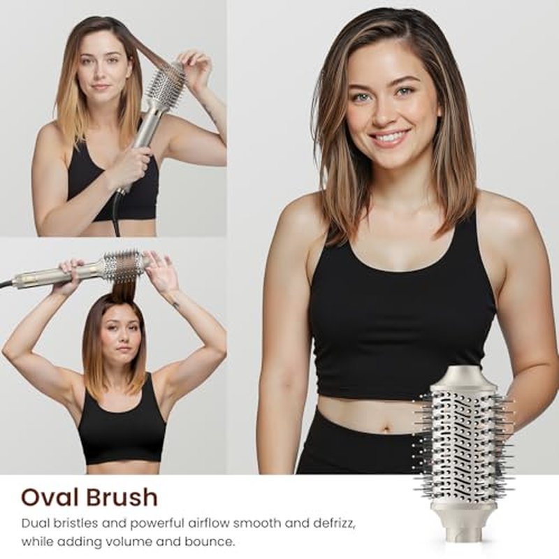 Upgraded 5-in-1 Hot Air Styler ? Hair Dryer & Versatile Air Styler with Auto Wrap Curlers, Volumizing Brushes, Frizz-Free Hair Styler Tool for Curling, Smoothing & Adding Volume, No Heat Damage