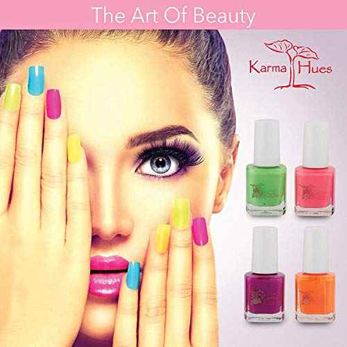 Karma Kids Nail Polish Box Set No. 2 Natural Safe Nail Polish for Little Girls - Non-Toxic, Vegan, and Cruelty Free ? Quick Dry, Kids Friendly