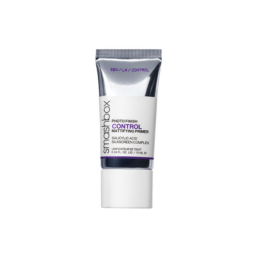 Smashbox Photo Finish Control Mattifying Makeup Primer | Pore-Minimizing, Oil-Controlling Primer that helps Reduce Shine | Silkscreen Complex, Witch Hazel, Salicylic Acid + Zinc, 0.34 Fl Oz