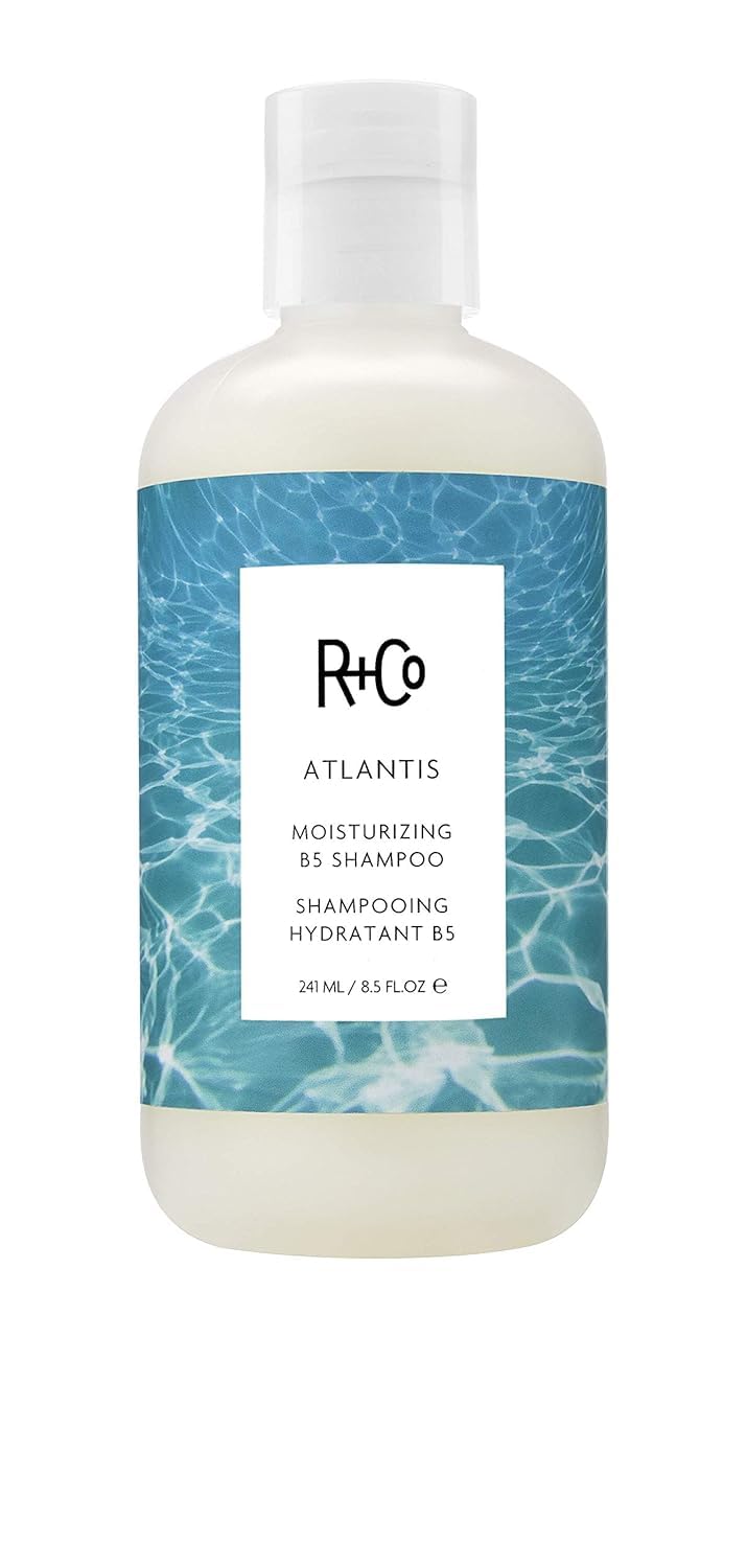 R+Co Atlantis Moisturizing B5 Shampoo - Hydrating & Strengthening for All Hair Types | Softens & Smooths Hair
