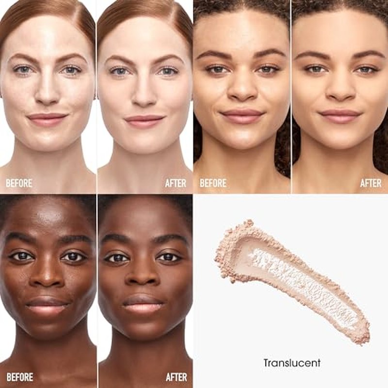 bareMinerals All-Over Face Bronzer, Talc-Free Loose Powder, Blendable for a Natural-Looking Glow, Cruelty-Free, Vegan