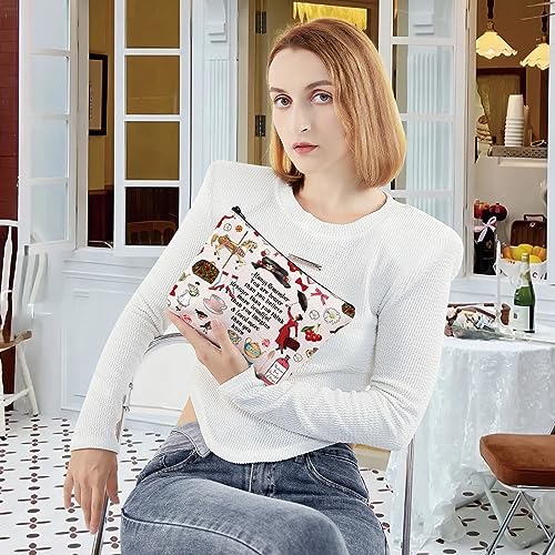LEVLO Mary Movie Cosmetic Makeup Bag - You Are Braver Stronger Smarter Than You Think - Zipper Pouch for Mary Fans (Always Mary)