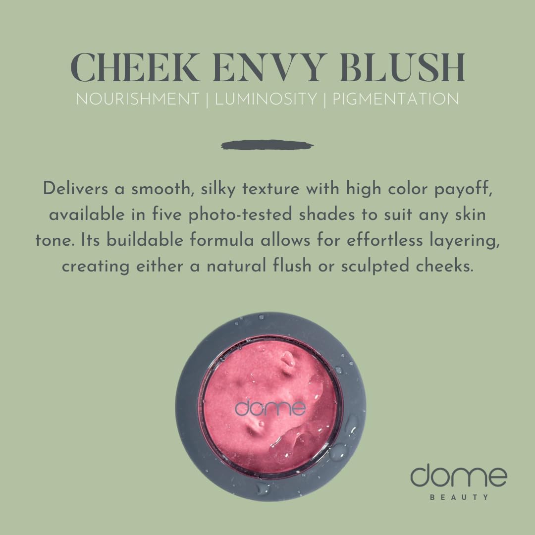 Cheek Envy Blush - Long-Lasting, Buildable Makeup Infused with Vitamins | Tahitian Sunset 0.88 oz