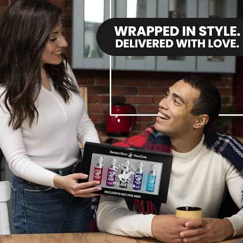 Beverly Hills Polo Club 5 Piece Mini Gift Set Exclusive for Men, EDT Eau De Toilette 5 Mini 0.5oz Bottles