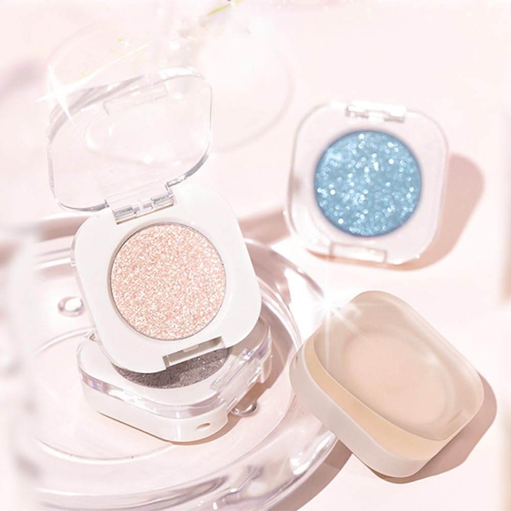 Nude Pink Matte Eyeshadow - Lightweight Blendable Mini Eye Shadow for Mature Skin | Waterproof & Vegan, 19g
